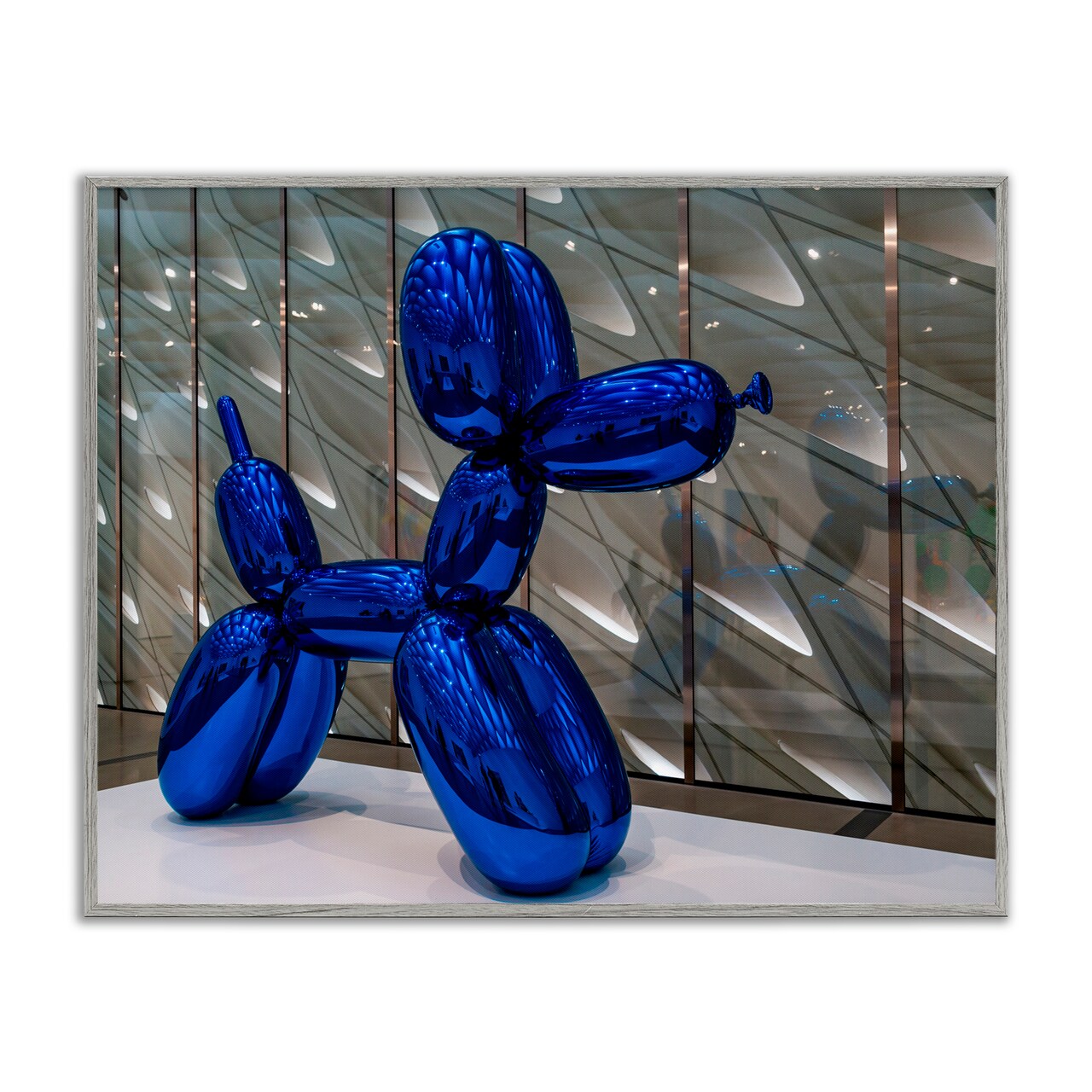 Stupell Industries Koons Sculpture Photography Framed Giclee, design by Jeff Poe Photography